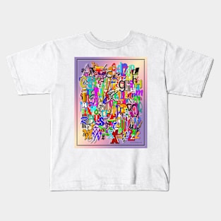 English Alphabet Kids T-Shirt